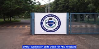 DAIICT Admission 2023 Open for PhD Program; Apply till May 15